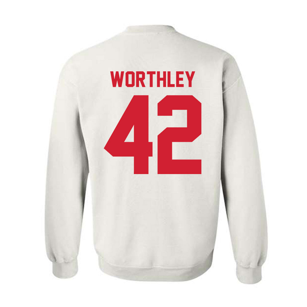 Nebraska - NCAA Baseball : Jalen Worthley - Classic Shersey Crewneck Sweatshirt-1