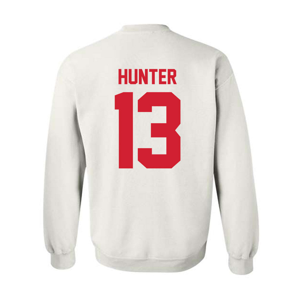 Nebraska - NCAA Football : Nyziah Hunter - Classic Shersey Crewneck Sweatshirt-1