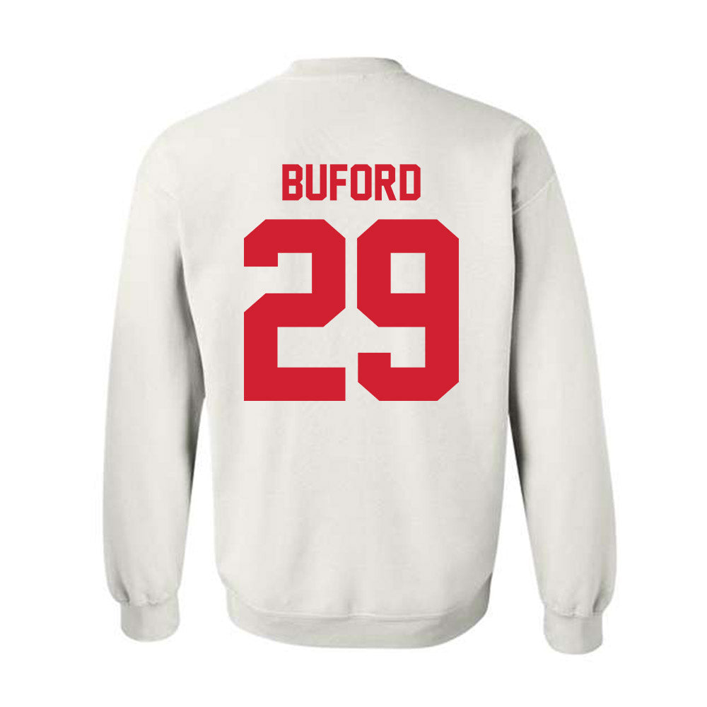 Nebraska - NCAA Football : Mario Buford - Classic Shersey Crewneck Sweatshirt-1