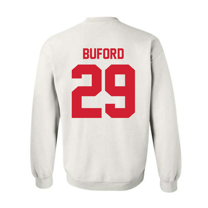 Nebraska - NCAA Football : Mario Buford - Classic Shersey Crewneck Sweatshirt-1