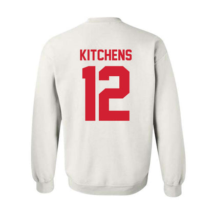 Nebraska - NCAA Baseball : Cole Kitchens - Classic Shersey Crewneck Sweatshirt-1