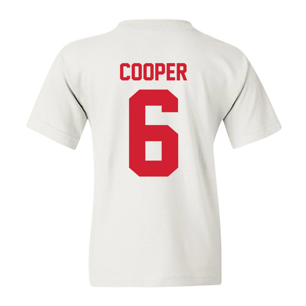 Nebraska - NCAA Men's Basketball : Will Cooper - Classic Shersey Youth T-Shirt-1