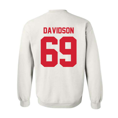 Nebraska - NCAA Football : Landen Davidson - Classic Shersey Crewneck Sweatshirt-1