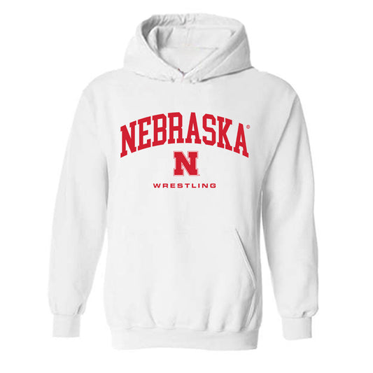 Nebraska - NCAA Wrestling : Vincent Robinson - Classic Shersey Hooded Sweatshirt-0