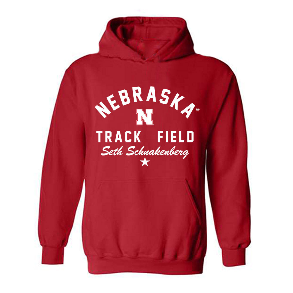 Nebraska - NCAA Men's Track & Field : Seth Schnakenberg - Classic Shersey Hooded Sweatshirt-3
