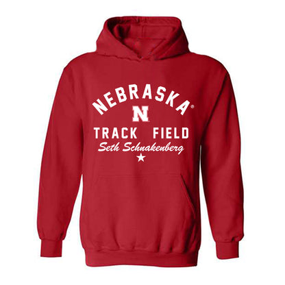 Nebraska - NCAA Men's Track & Field : Seth Schnakenberg - Classic Shersey Hooded Sweatshirt-3