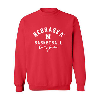 Nebraska - NCAA Women's Basketball : Emily Fisher - Classic Shersey Crewneck Sweatshirt-3
