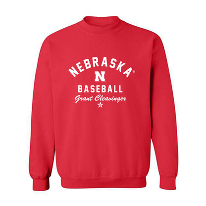 Nebraska - NCAA Baseball : Grant Cleavinger - Classic Shersey Crewneck Sweatshirt-3