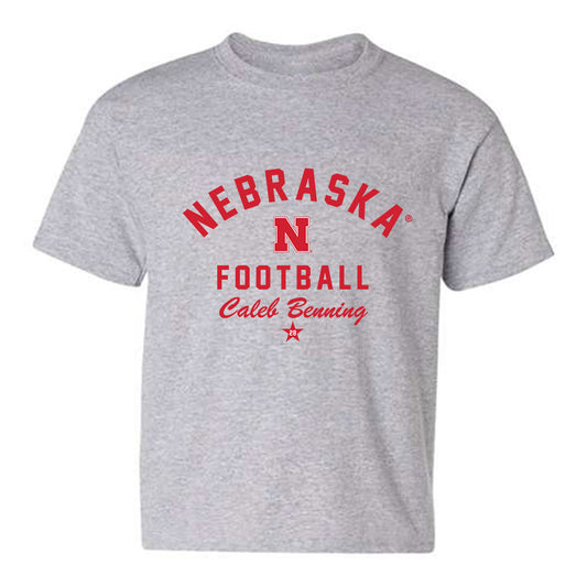 Nebraska - NCAA Football : Caleb Benning - Classic Shersey Youth T-Shirt-0
