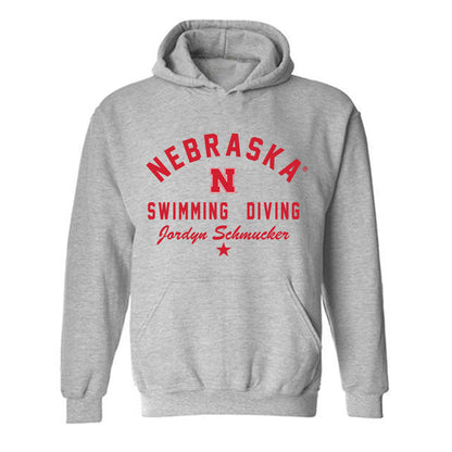 Nebraska - NCAA Women's Swimming & Diving : Jordyn Schmucker - Classic Shersey Hooded Sweatshirt-0