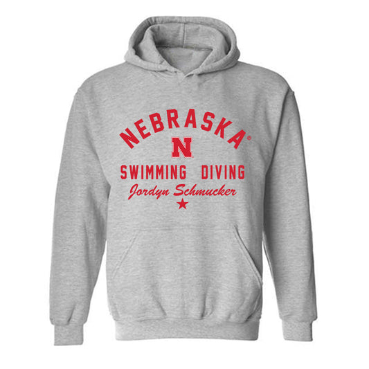 Nebraska - NCAA Women's Swimming & Diving : Jordyn Schmucker - Classic Shersey Hooded Sweatshirt-0