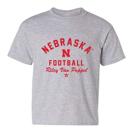 Nebraska - NCAA Football : Riley Van Poppel - Classic Shersey Youth T-Shirt-0