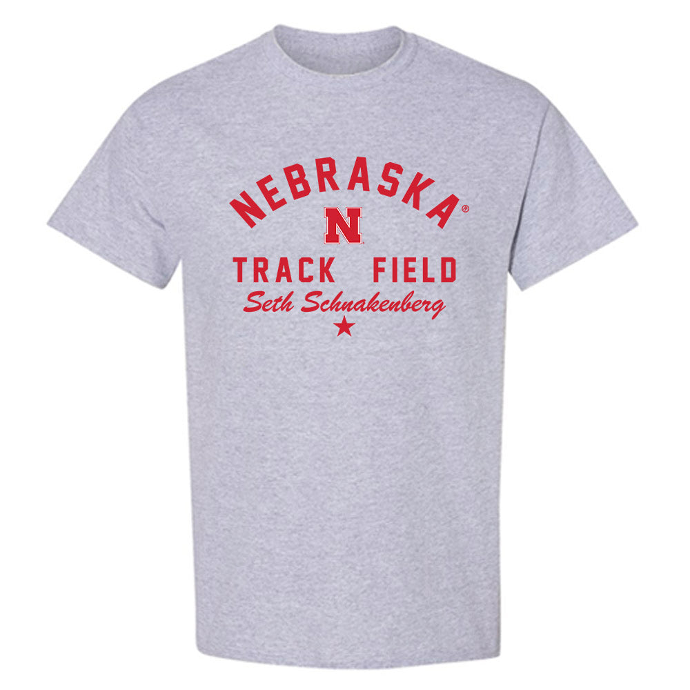 Nebraska - NCAA Men's Track & Field : Seth Schnakenberg - Classic Shersey T-Shirt-0