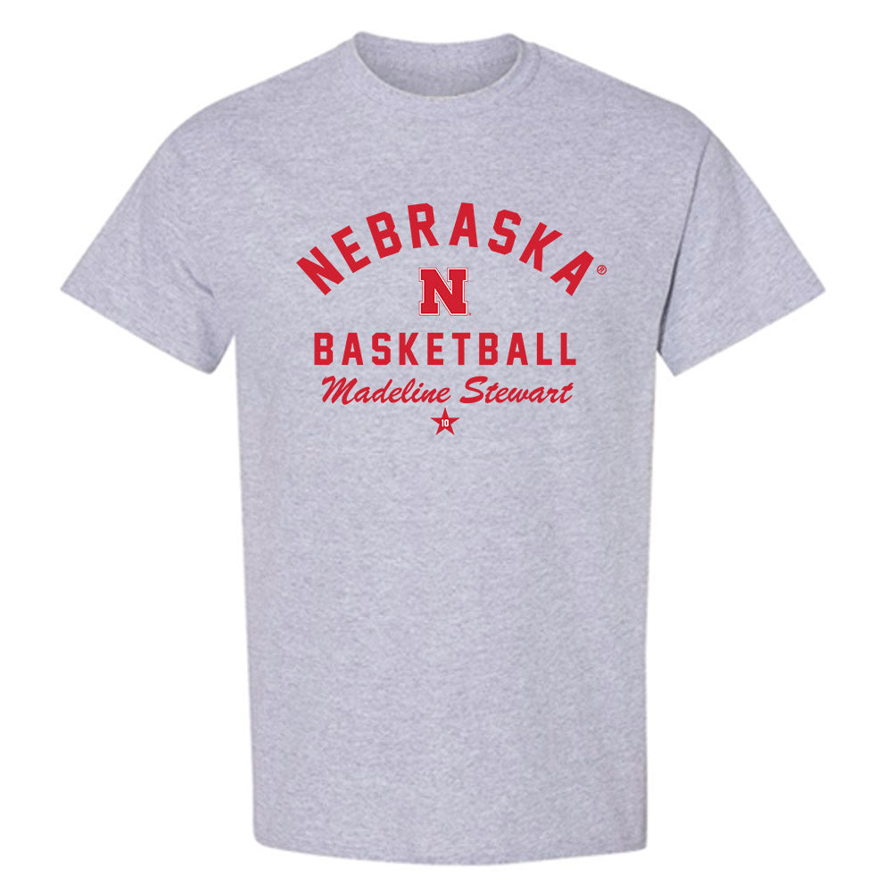 Nebraska - NCAA Women's Basketball : Madeline Stewart - Classic Shersey T-Shirt-1