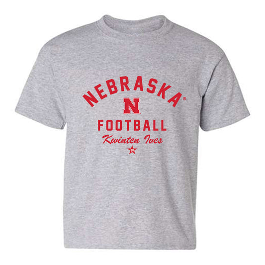 Nebraska - NCAA Football : Kwinten Ives - Classic Shersey Youth T-Shirt-0
