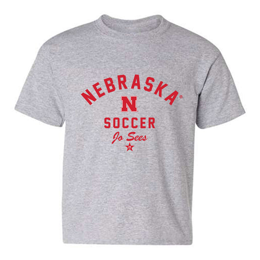 Nebraska - NCAA Women's Soccer : Jo Sees - Classic Shersey Youth T-Shirt-0