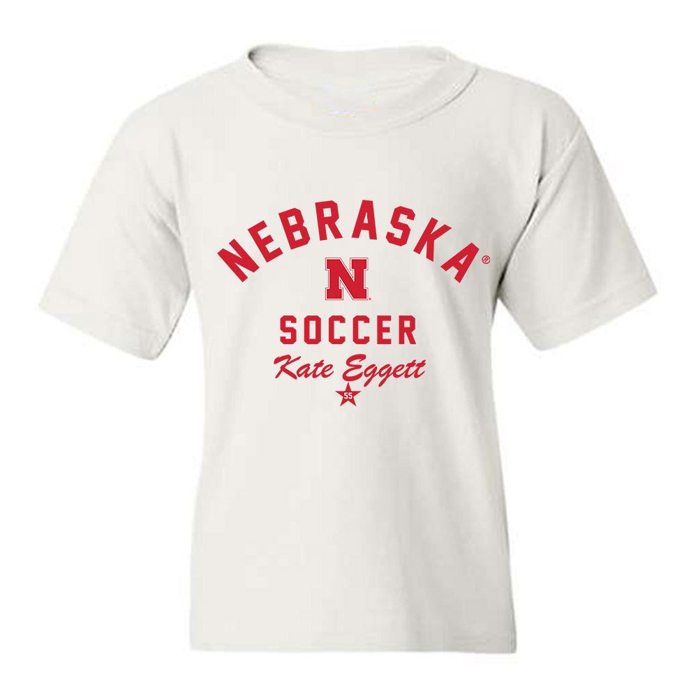 Nebraska - NCAA Women's Soccer : Kate Eggett - Classic Shersey Youth T-Shirt-1