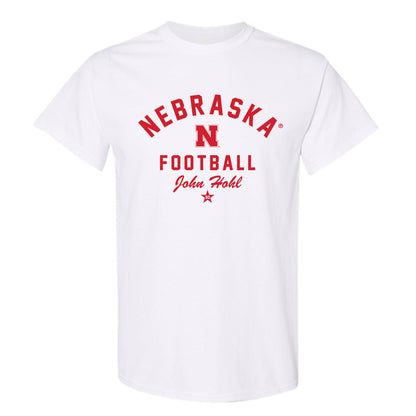 Nebraska - NCAA Football : John Hohl - Classic Shersey T-Shirt-1