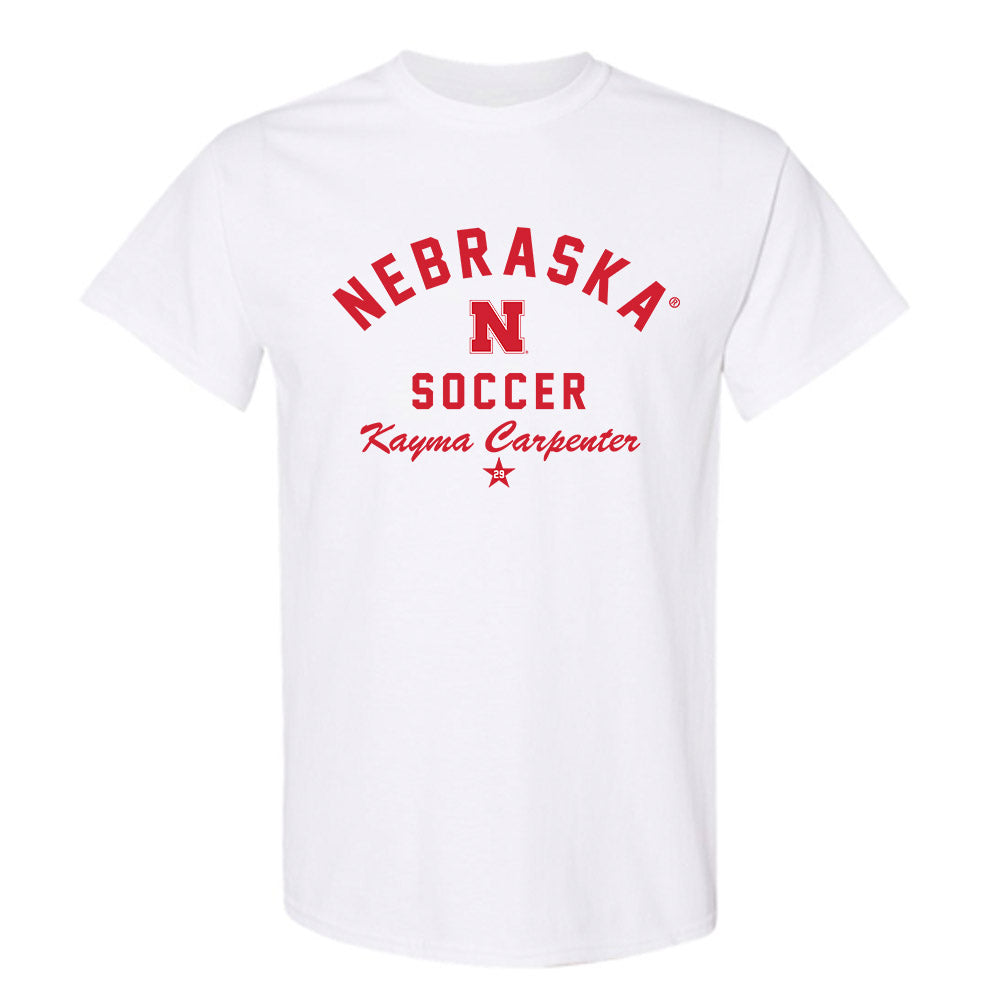 Nebraska - NCAA Women's Soccer : Kayma Carpenter - Classic Shersey T-Shirt-1