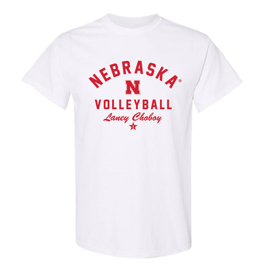 Nebraska - NCAA Women's Volleyball : Laney Choboy - Classic Shersey T-Shirt-0