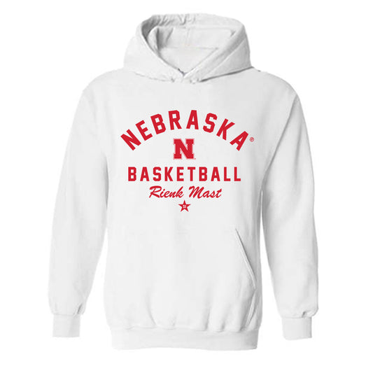Nebraska - NCAA Men's Basketball : Rienk Mast - Classic Shersey Hooded Sweatshirt-0
