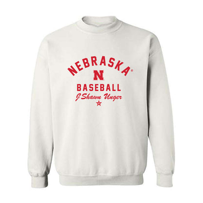 Nebraska - NCAA Baseball : J'Shawn Unger - Classic Shersey Crewneck Sweatshirt-0