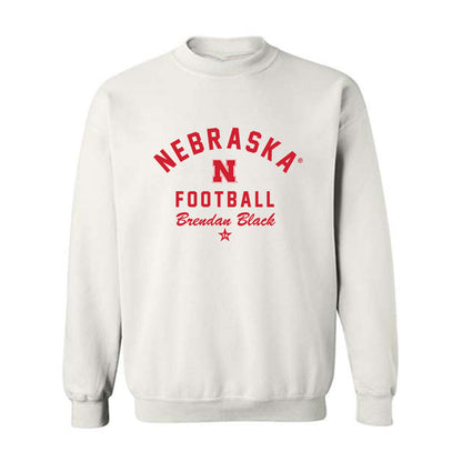 Nebraska - NCAA Football : Brendan Black - Classic Shersey Crewneck Sweatshirt-1