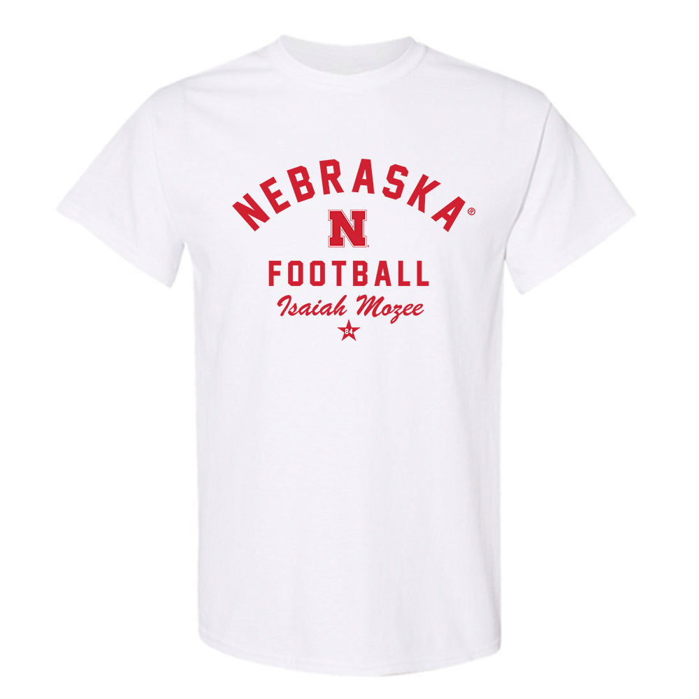 Nebraska - NCAA Football : Isaiah Mozee - Classic Shersey T-Shirt-0