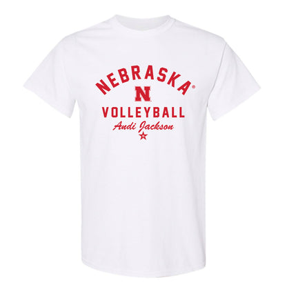 Nebraska - NCAA Women's Volleyball : Andi Jackson - Classic Shersey T-Shirt-1