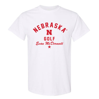 Nebraska - NCAA Men's Golf : Evan McDermott - Classic Shersey T-Shirt-2