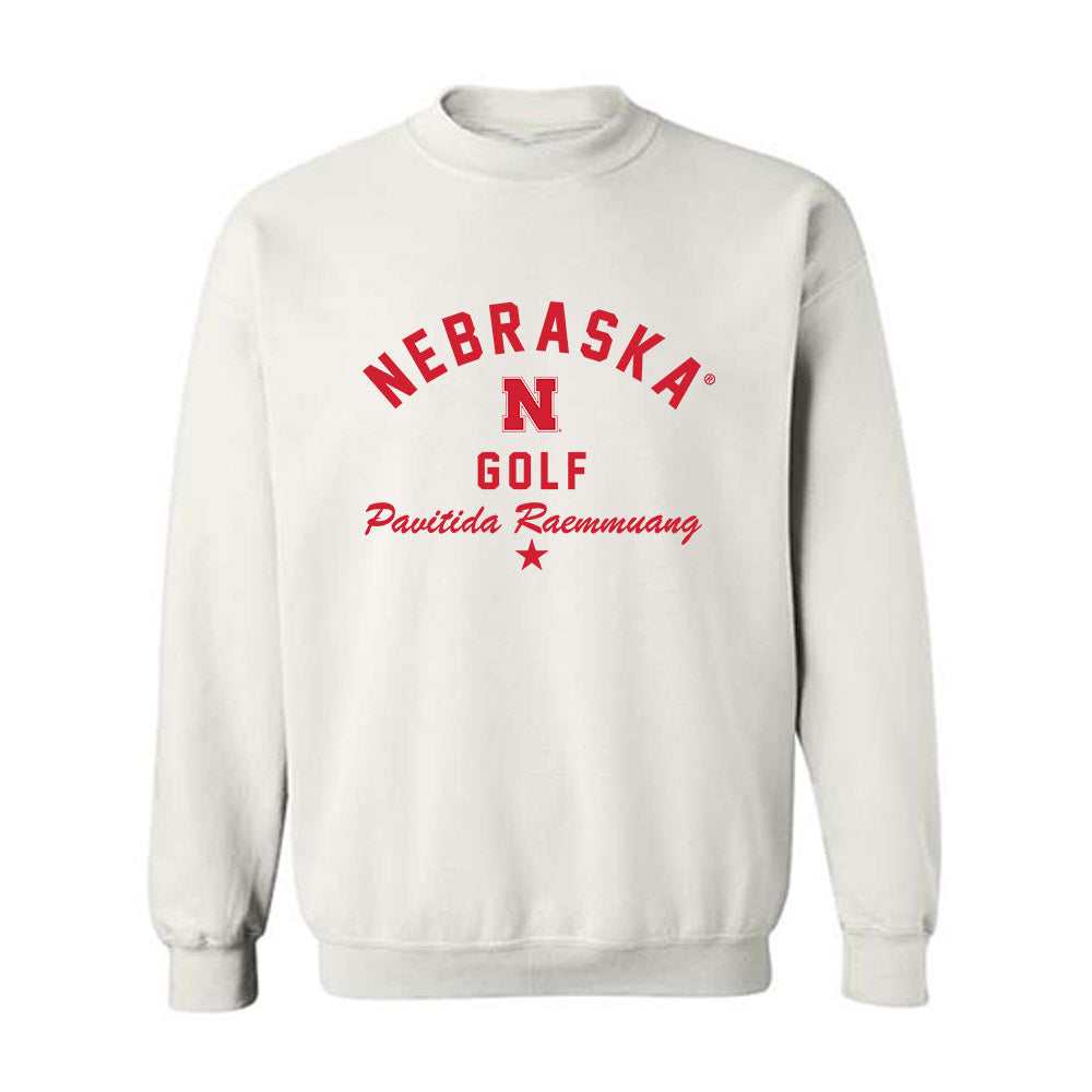 Nebraska - NCAA Women's Golf : Pavitida Raemmuang - Classic Shersey Crewneck Sweatshirt-0
