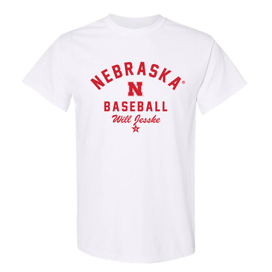 Nebraska - NCAA Baseball : Will Jesske - Classic Shersey T-Shirt-0