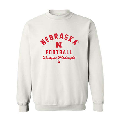 Nebraska - NCAA Football : Dwayne Mcdougle - Classic Shersey Crewneck Sweatshirt-0