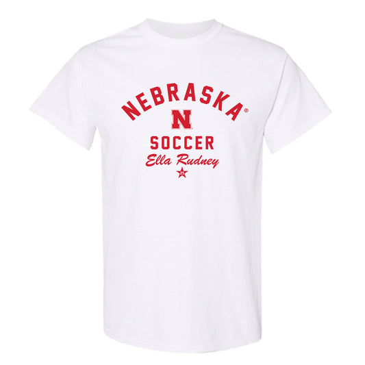 Nebraska - NCAA Women's Soccer : Ella Rudney - Classic Shersey T-Shirt-0