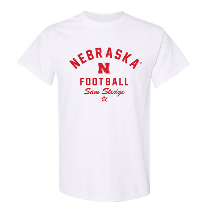 Nebraska - NCAA Football : Sam Sledge - Classic Shersey T-Shirt-2