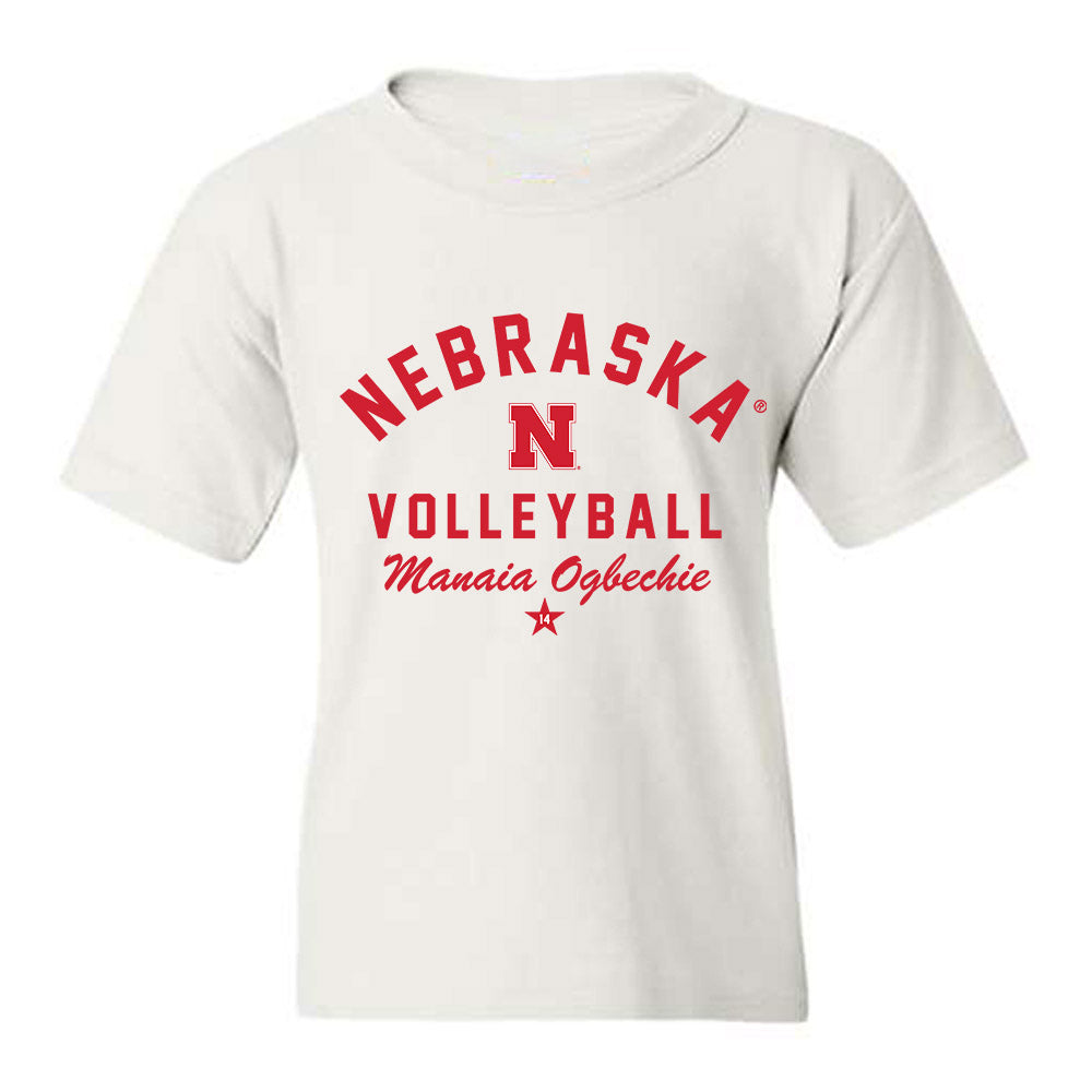 Nebraska - NCAA Women's Volleyball : Manaia Ogbechie - Classic Shersey Youth T-Shirt-1