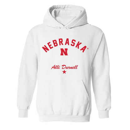 Nebraska - NCAA Softball : Alli Durnell - Classic Shersey Hooded Sweatshirt-0