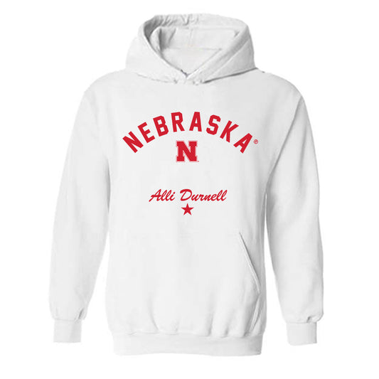 Nebraska - NCAA Softball : Alli Durnell - Classic Shersey Hooded Sweatshirt-0