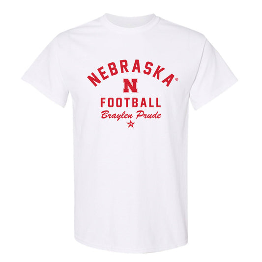 Nebraska - NCAA Football : Braylen Prude - Classic Shersey T-Shirt-0