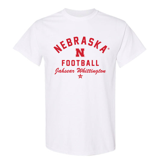 Nebraska - NCAA Football : Jahsear Whittington - Classic Shersey T-Shirt-0