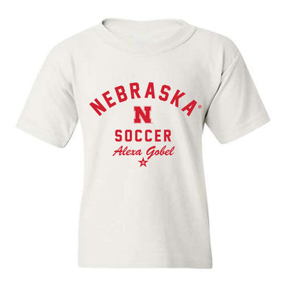 Nebraska - NCAA Women's Soccer : Alexa Gobel - Classic Shersey Youth T-Shirt-1
