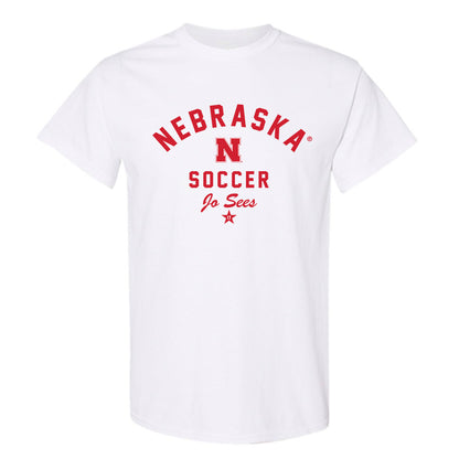 Nebraska - NCAA Women's Soccer : Jo Sees - Classic Shersey T-Shirt-2