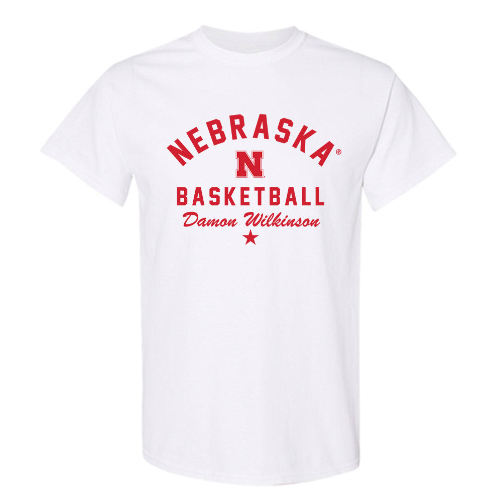 Nebraska - NCAA Men's Basketball : Damon Wilkinson - Classic Shersey T-Shirt-1