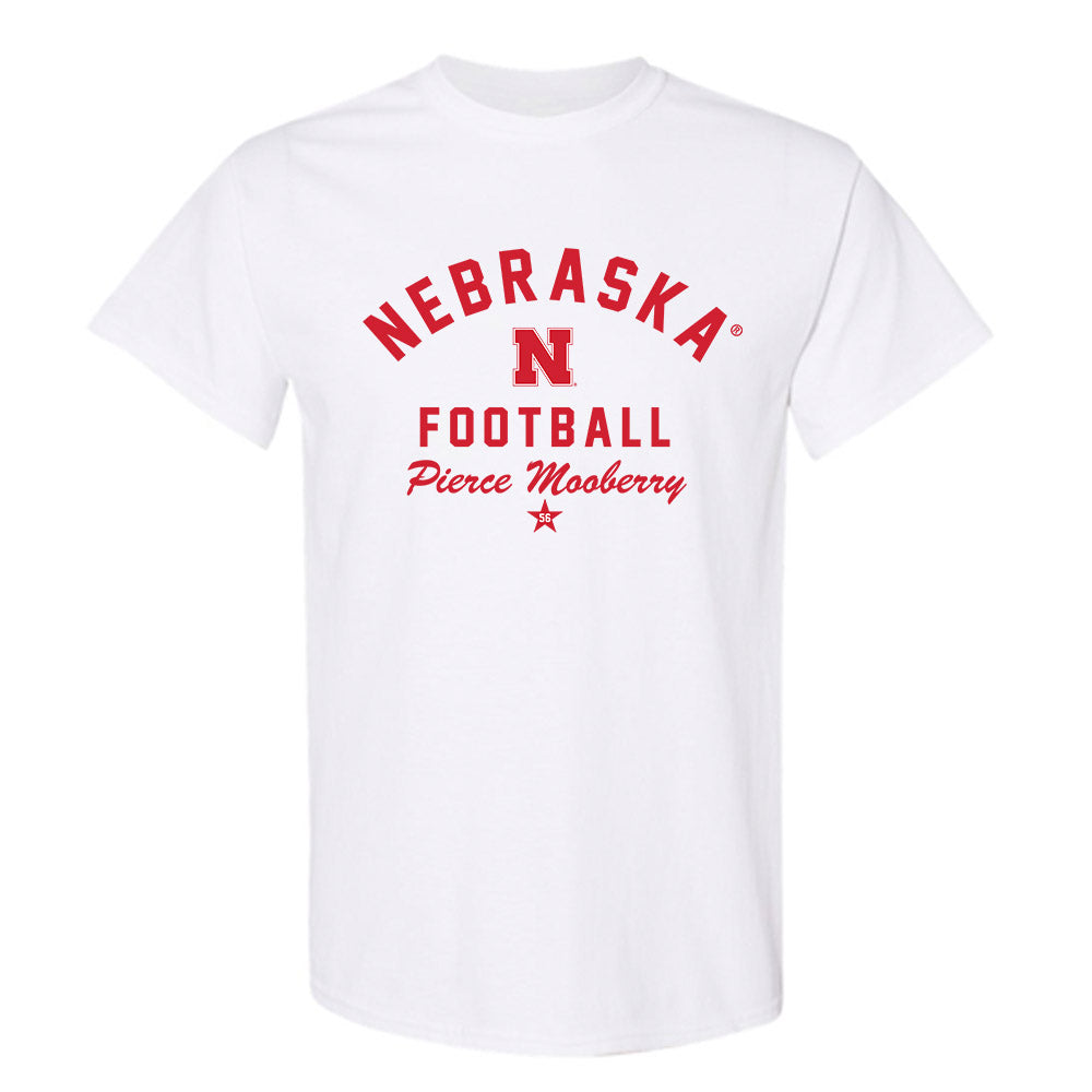 Nebraska - NCAA Football : Pierce Mooberry - Classic Shersey T-Shirt-1