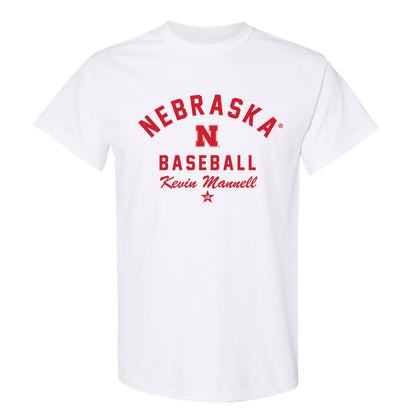 Nebraska - NCAA Baseball : Kevin Mannell - Classic Shersey T-Shirt-1