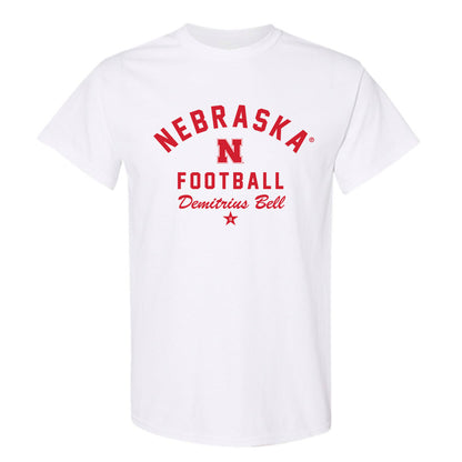 Nebraska - NCAA Football : Demitrius Bell - Classic Shersey T-Shirt-1