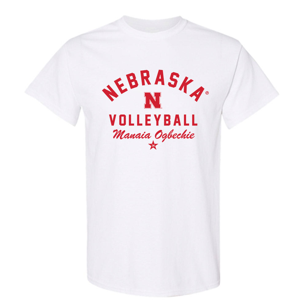 Nebraska - NCAA Women's Volleyball : Manaia Ogbechie - Classic Shersey T-Shirt-0