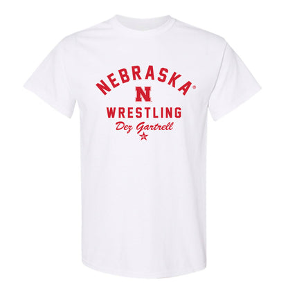 Nebraska - NCAA Wrestling : Dez Gartrell - Classic Shersey T-Shirt-1