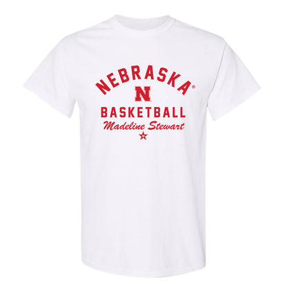 Nebraska - NCAA Women's Basketball : Madeline Stewart - Classic Shersey T-Shirt-0