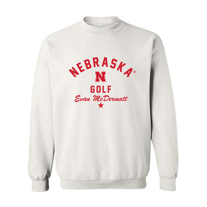 Nebraska - NCAA Men's Golf : Evan McDermott - Classic Shersey Crewneck Sweatshirt-0